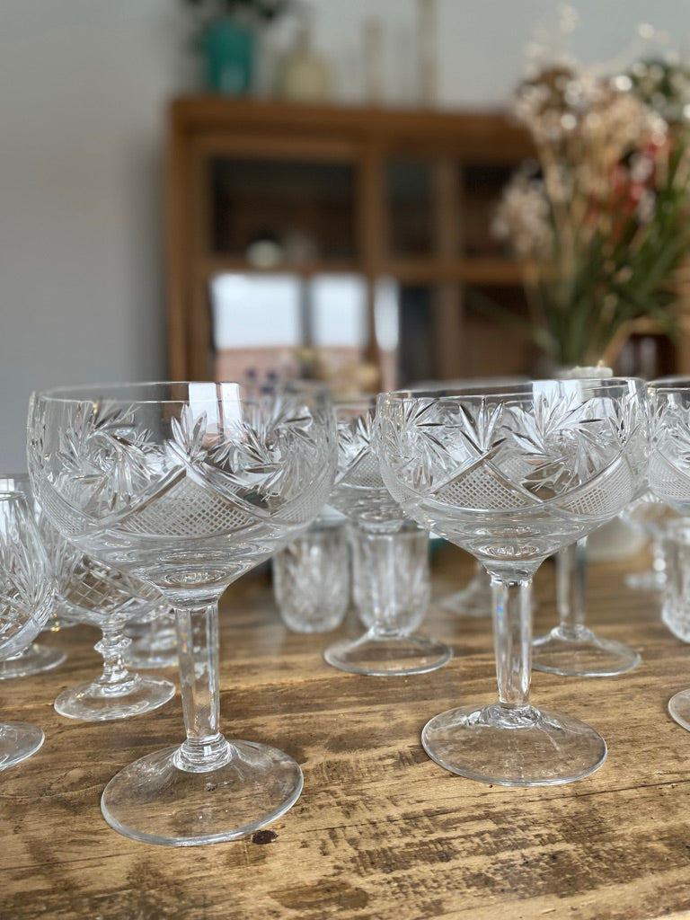 Coupes Champagne en Cristal