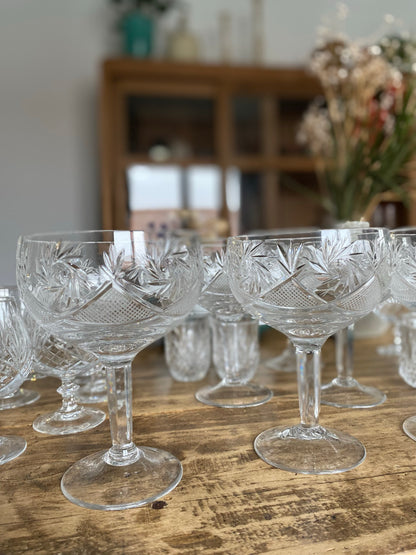 Coupes Champagne en Cristal