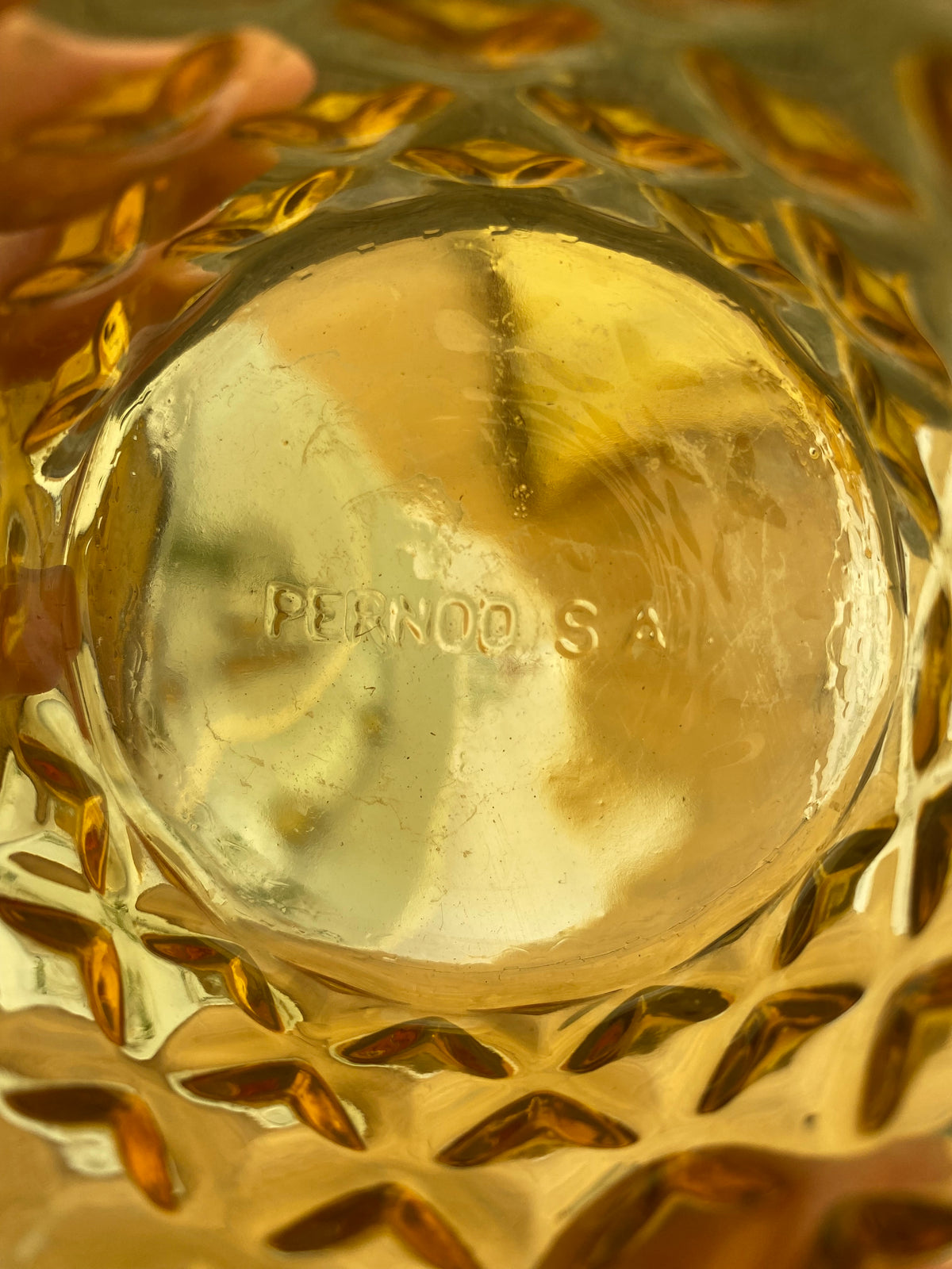 Verres ambrés Pernod