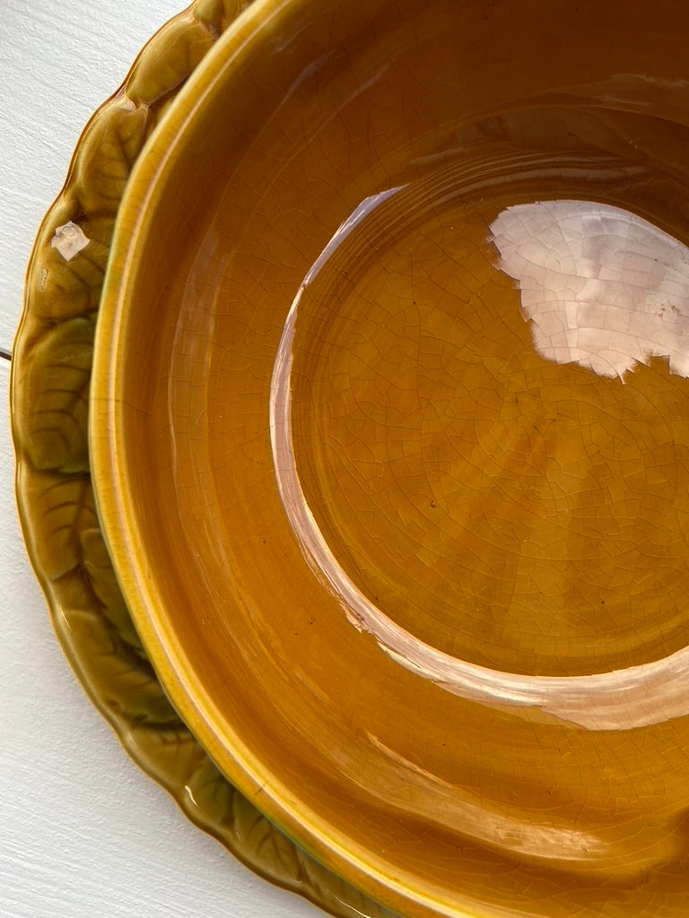 Saladier Barbotine fruits