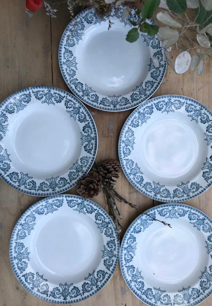 Assiettes Creuses Terre de Fer