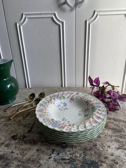 Assiettes anglaises fleuries #id29