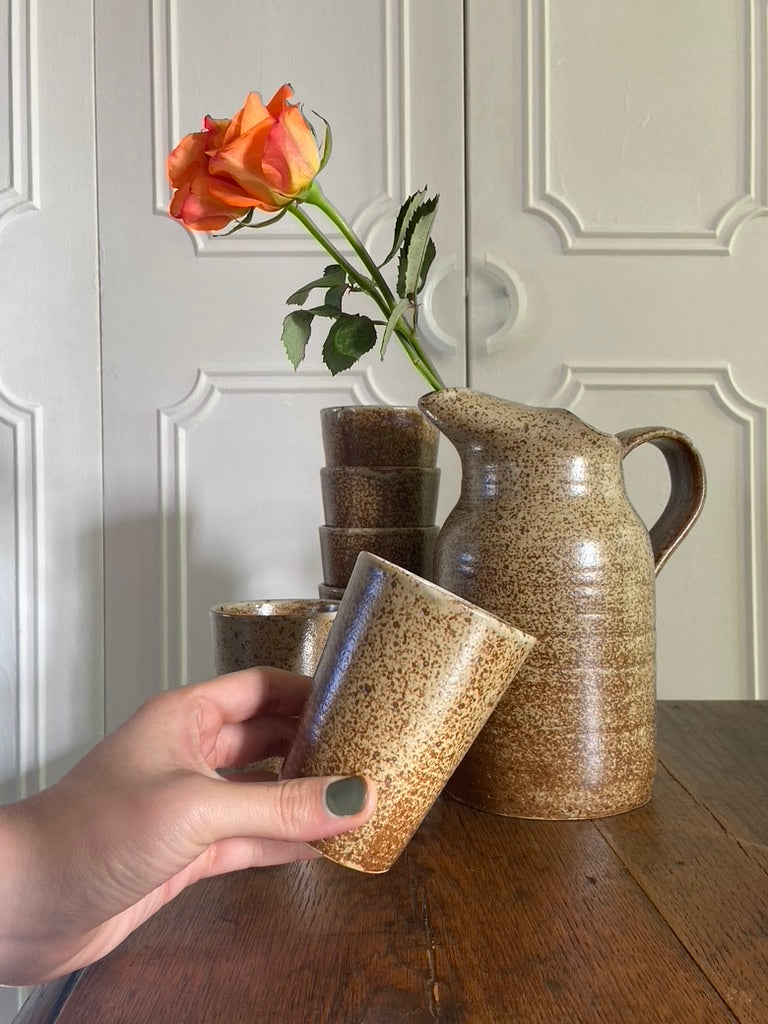 Service Orangeade en grès