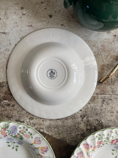 Assiettes anglaises fleuries #id29