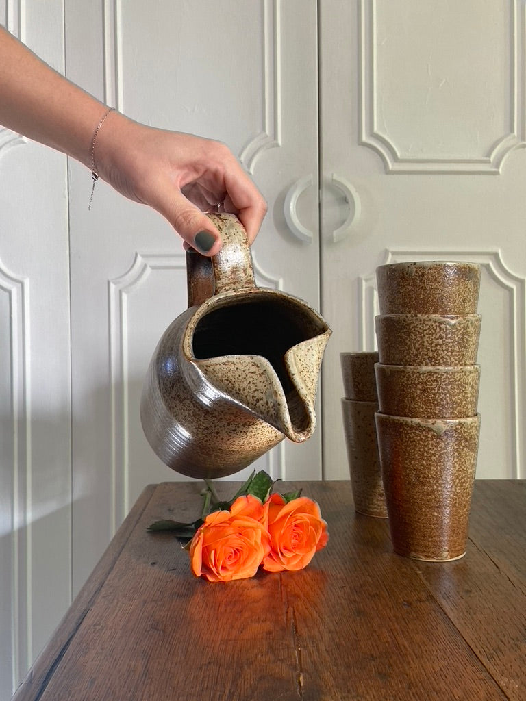 Service Orangeade en grès