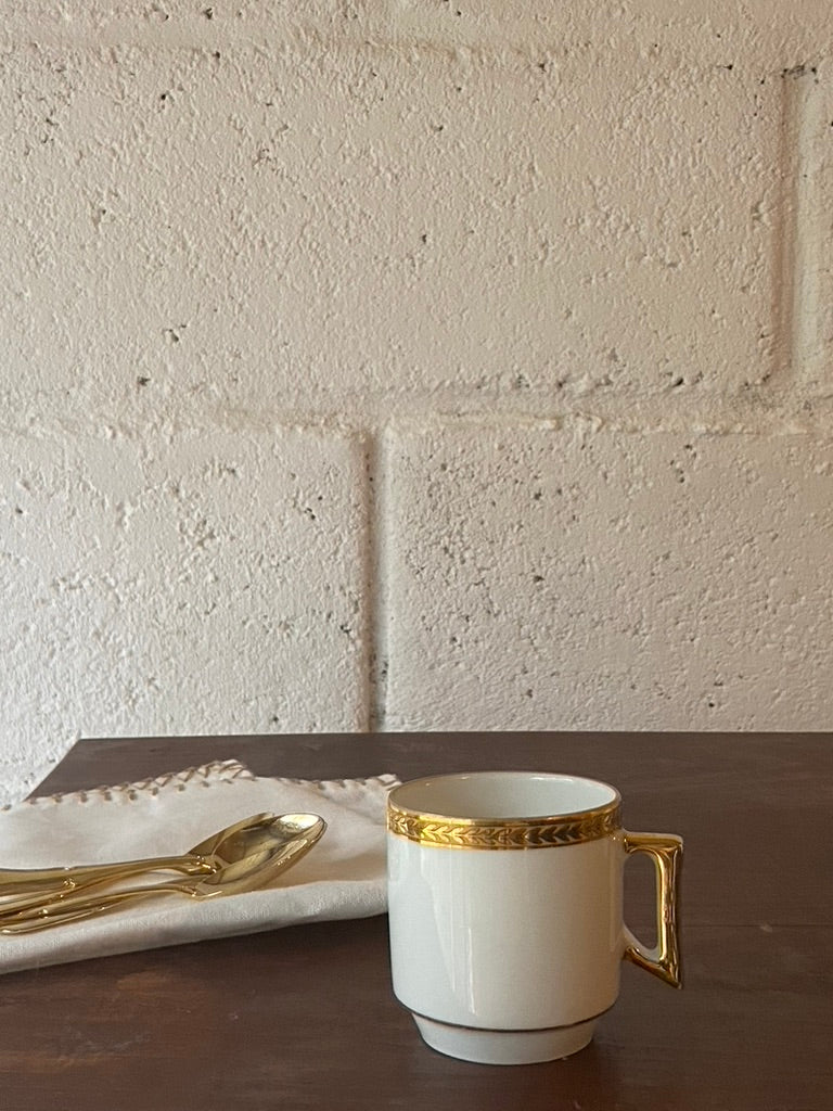 Service café Blanc&Doré