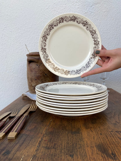 Assiettes dessert Orsay