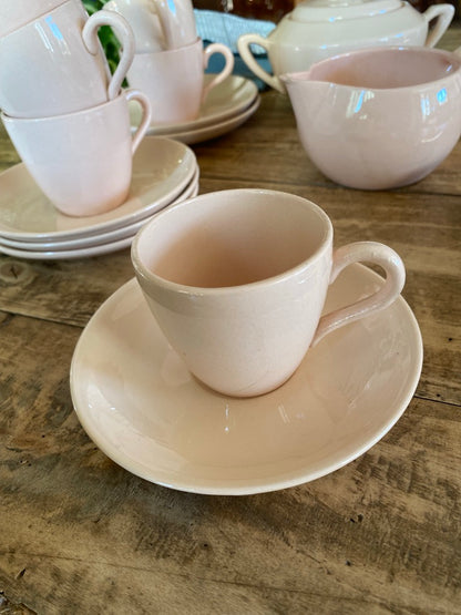 Service à café Rose Pâle