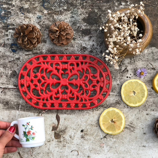 Dessous de plat en fonte