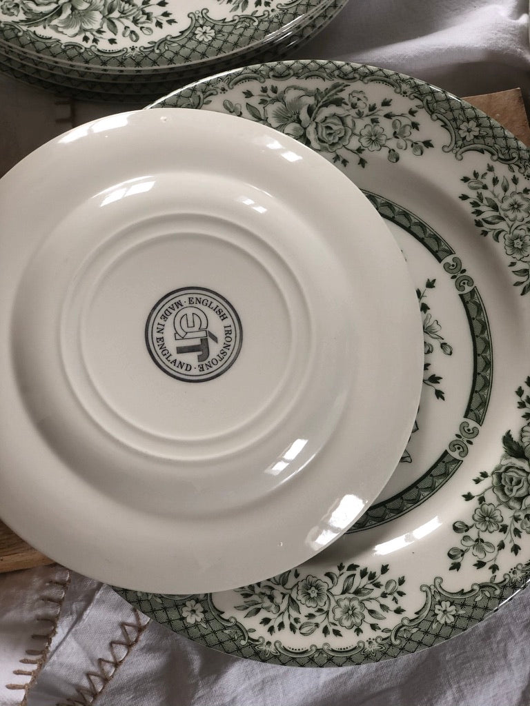 Tasses Anglaises (vert - Ironstone)