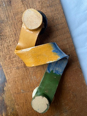 Bougeoir artisanal en terre cuite #id40