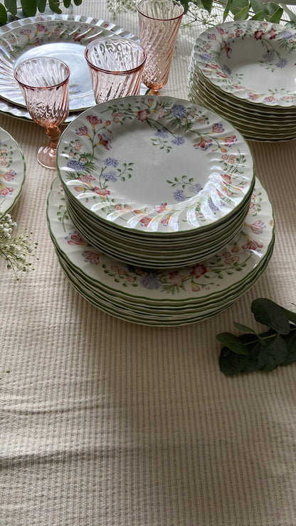 Assiettes anglaises fleuries #id29