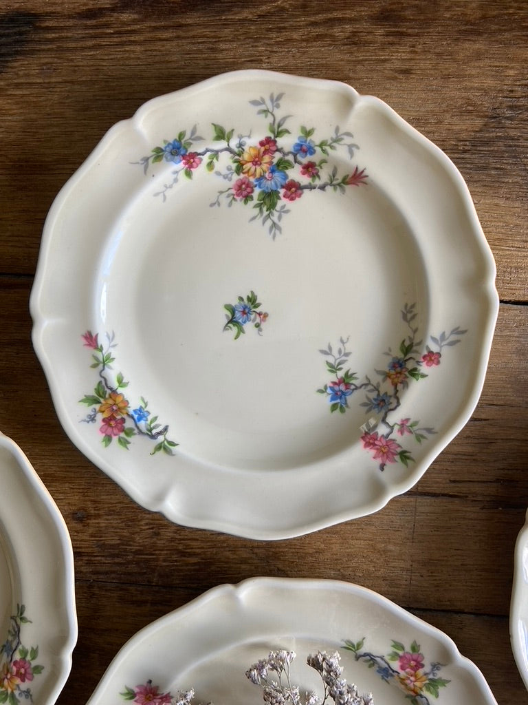 Assiettes dessert Fabrique Royale de Limoges