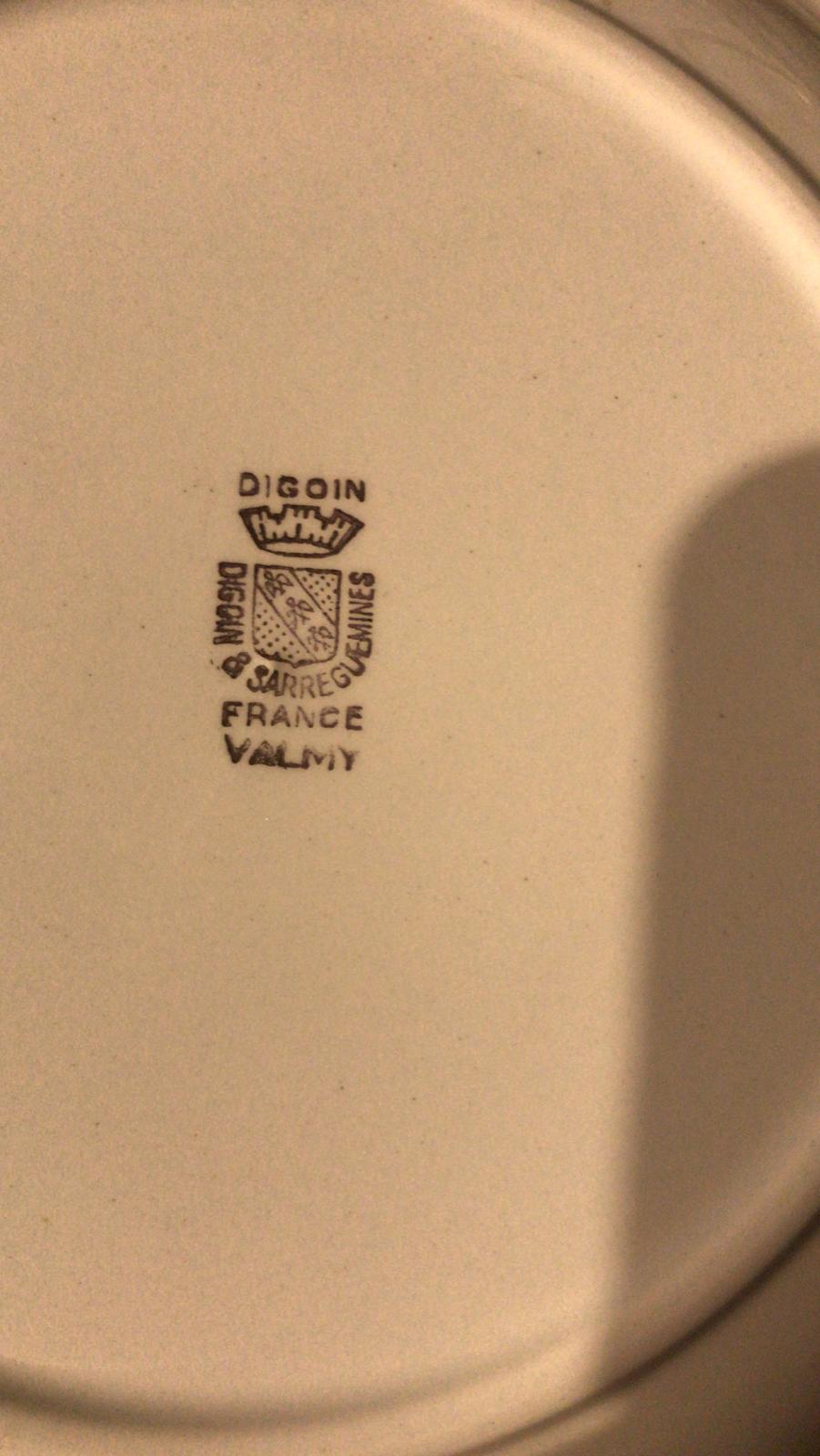 Assiettes creuses Digoin