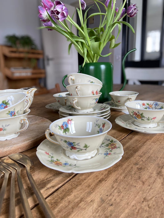 Tasses café Fabrique Royale Limoges