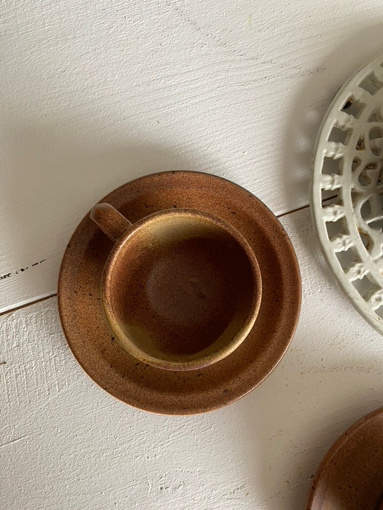 Tasses à café en grès