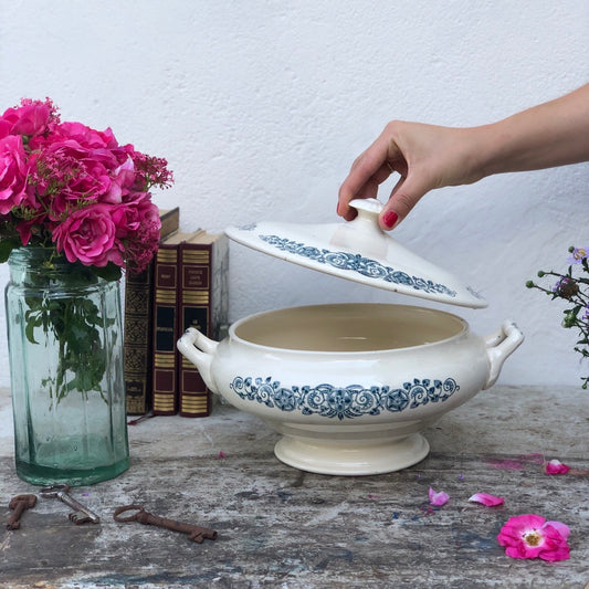 Soupière Longchamp en terre de fer