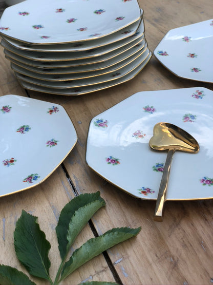 Assiettes dessert Limoges