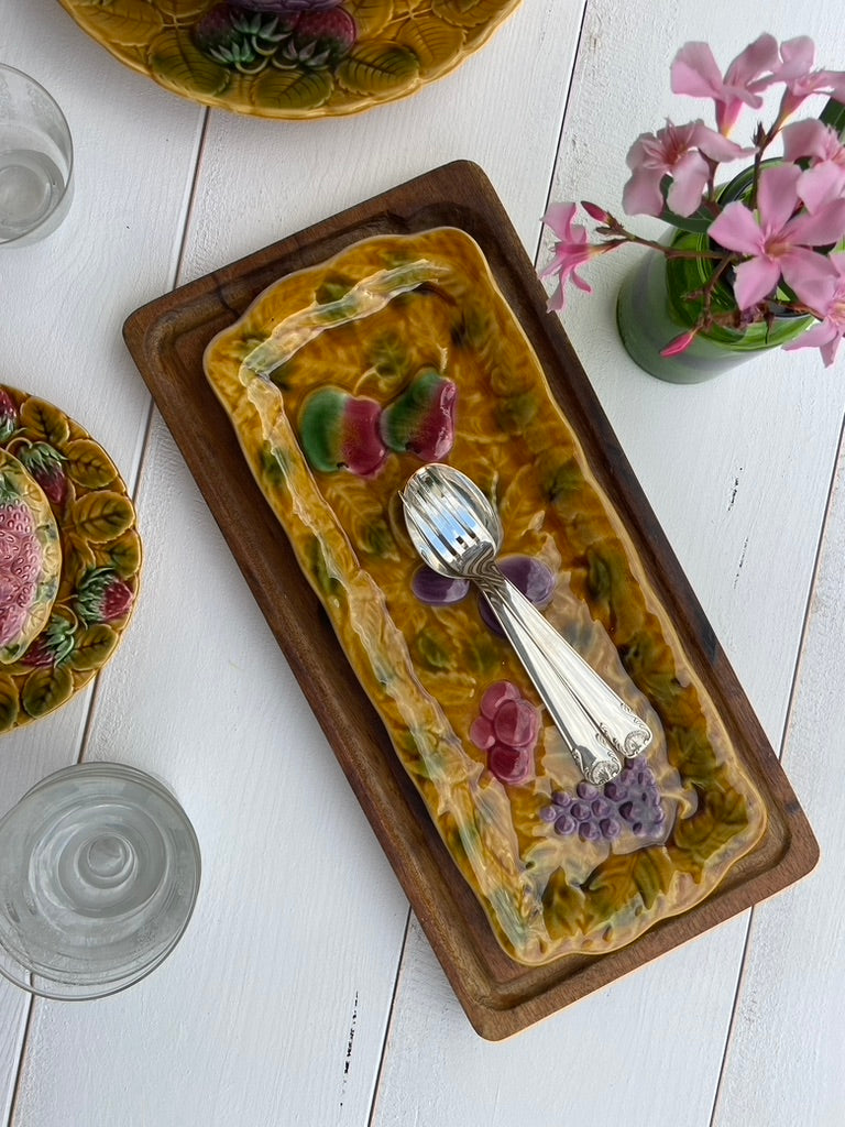 Plat à cake Barbotine fruits