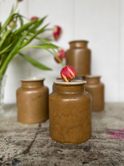 Anciens petits pots (à moutarde)