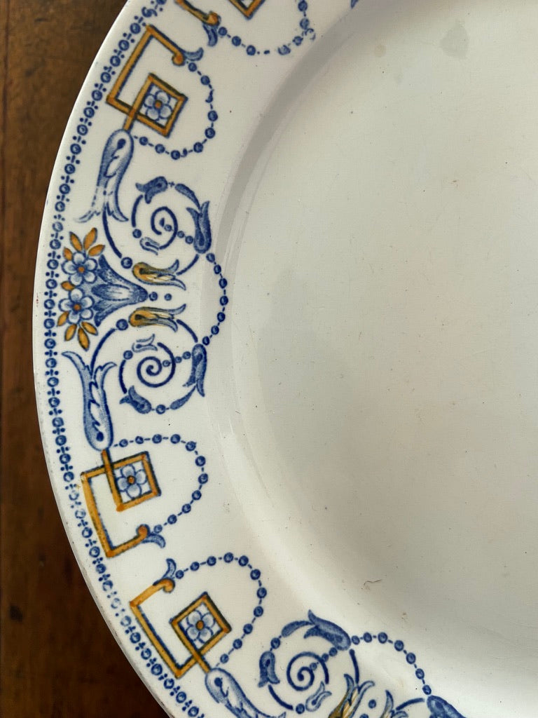 Assiettes Navarre Digoin Sarreguemines