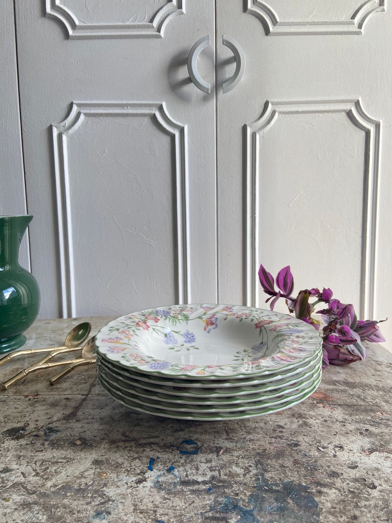 Assiettes anglaises fleuries #id29