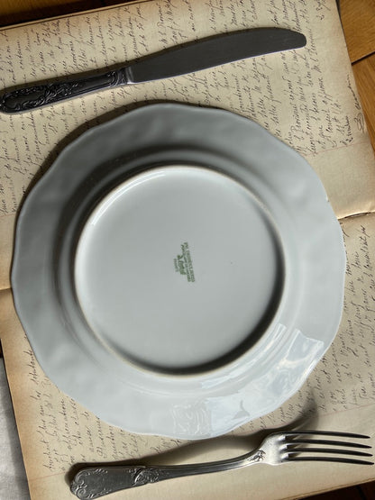 Assiettes Limoges Deshoulières