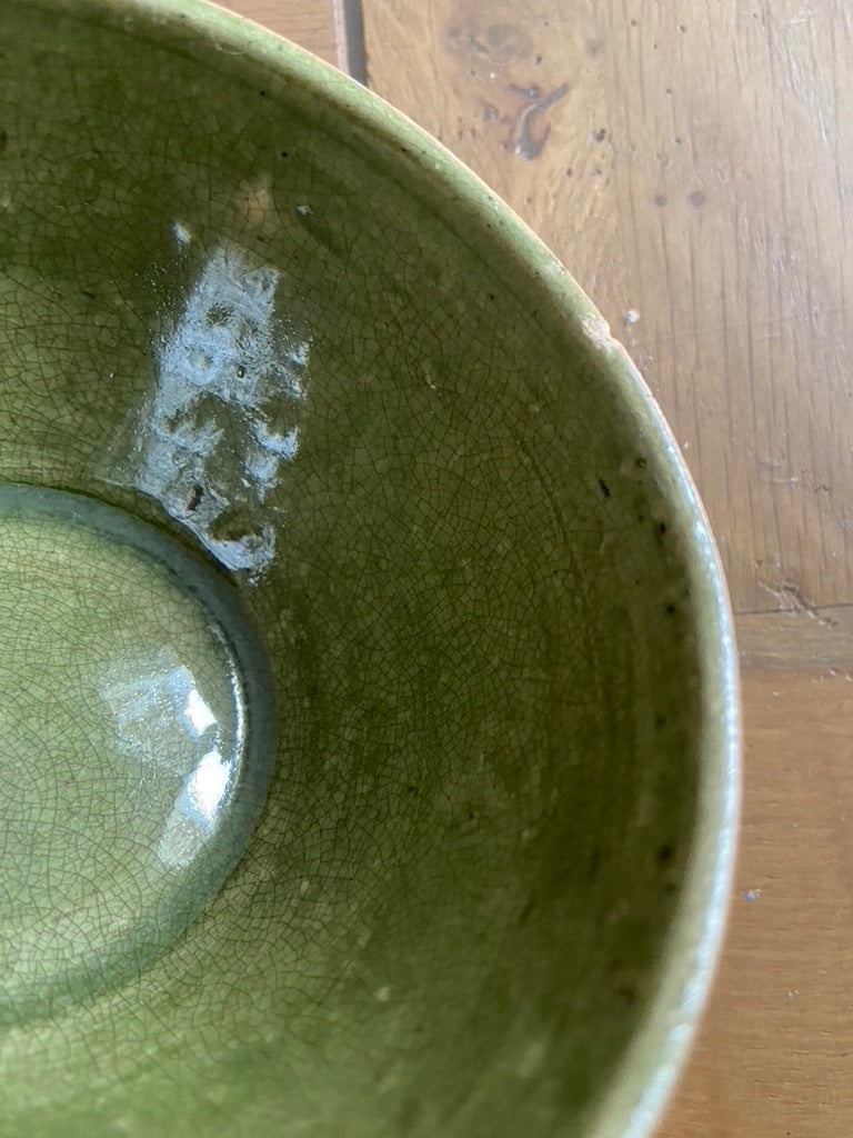 Tasse artisanale verte