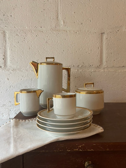 Service café Blanc&Doré