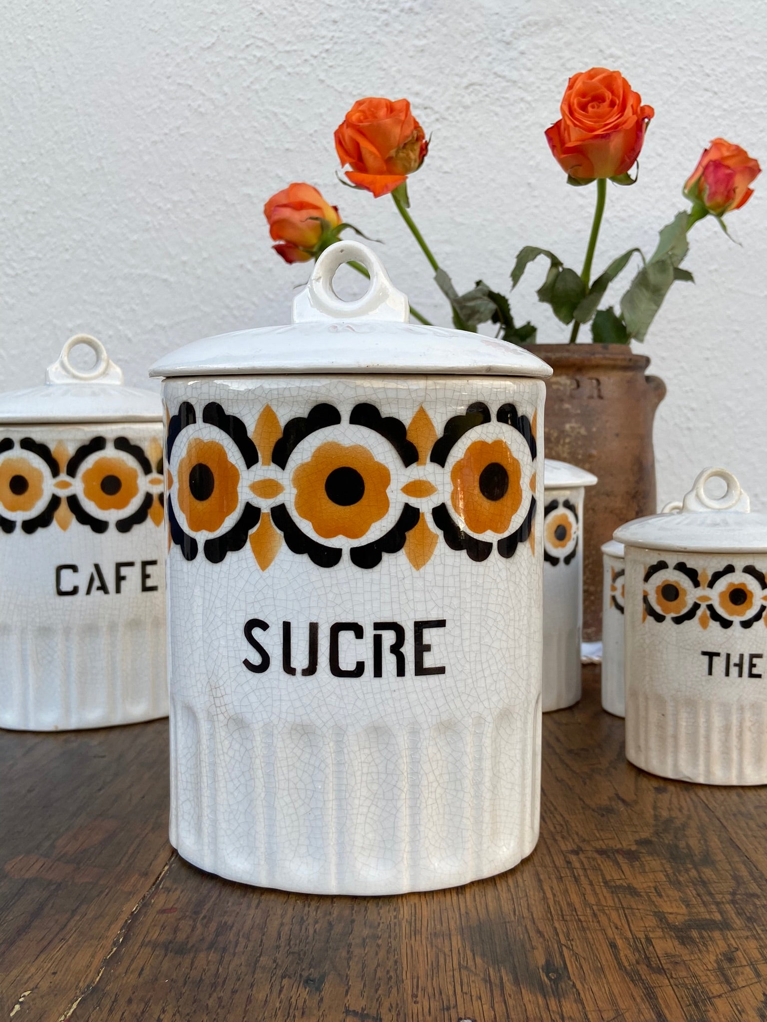 Suite de pots à épices