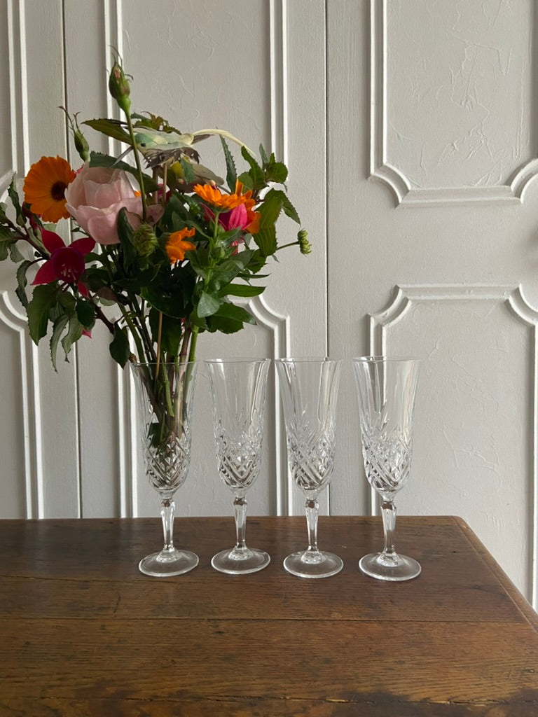 Flutes à champagne x4 #id44