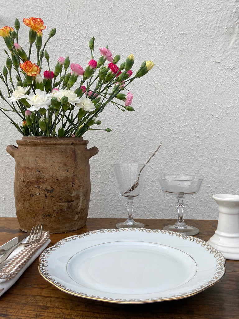 Porcelaine fine - Blanc,Doré