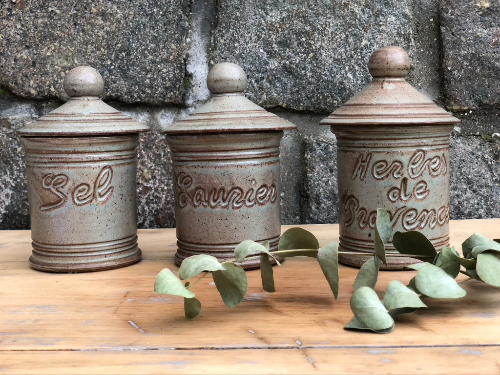 POTVALLAURIS Pots à condiments Vallauris