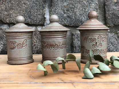 POTVALLAURIS Pots à condiments Vallauris