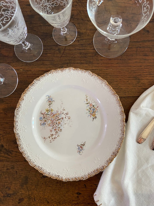 Assiette Creil & Montereau - Terre de fer