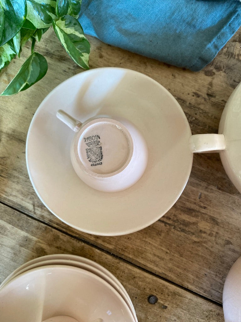 Service à café Rose Pâle