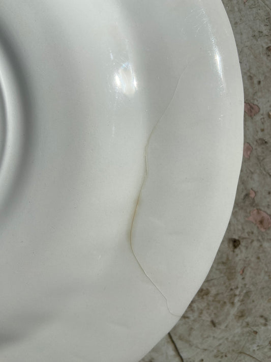 Assiette Churchill fleurie