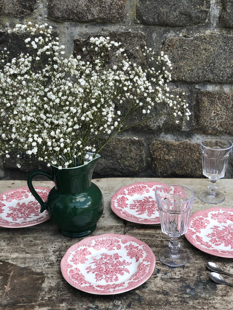 Assiettes dessert Anglaises