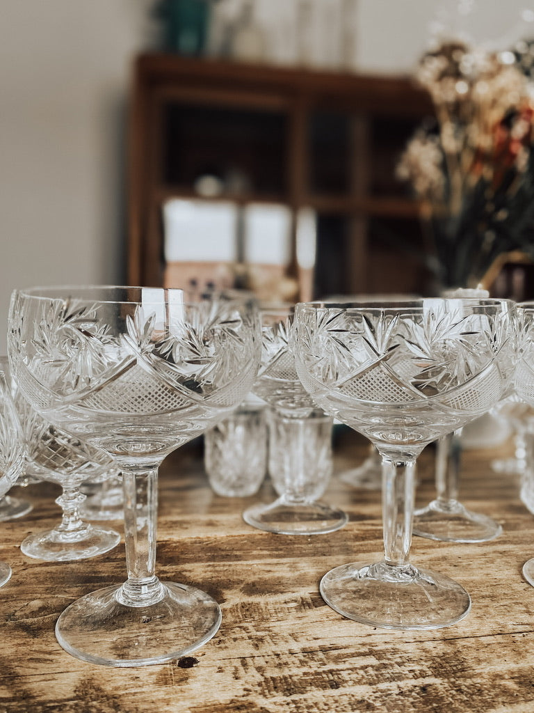 Coupes Champagne en Cristal