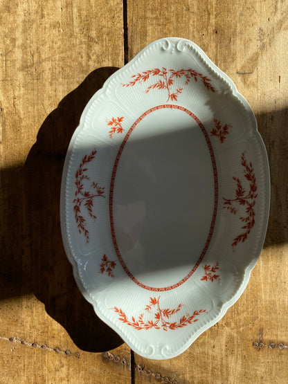 Porcelaine fine de Limoge Blanc&Bordeaux