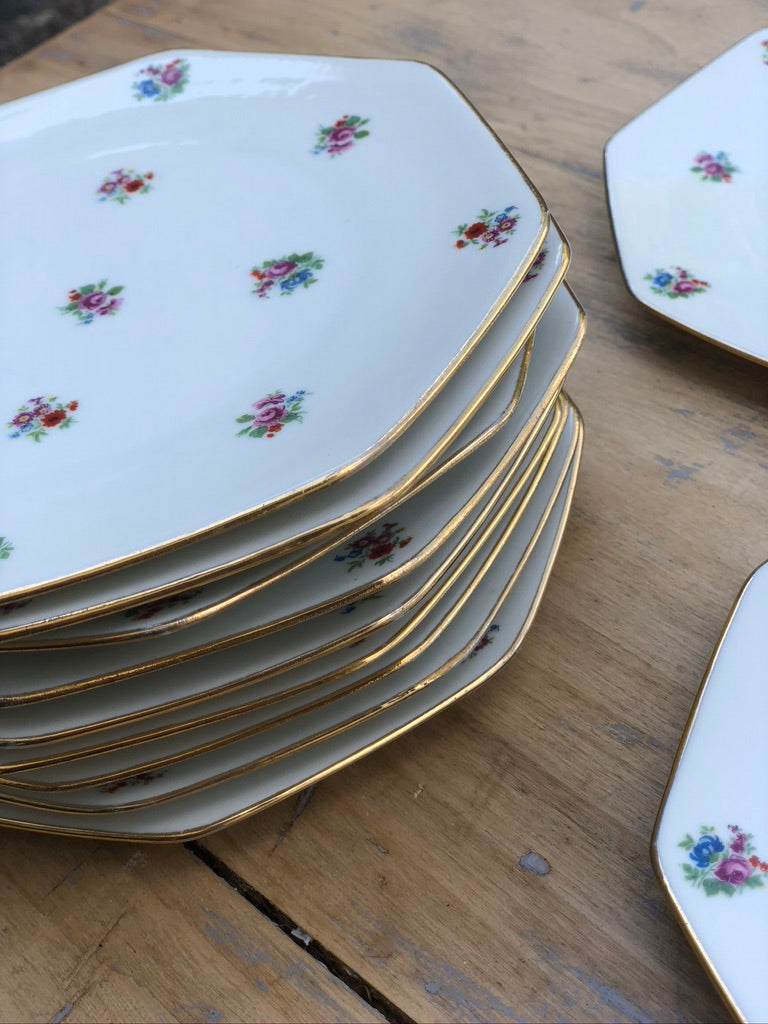 Assiettes dessert Limoges