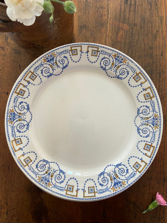 Assiettes Navarre Digoin Sarreguemines