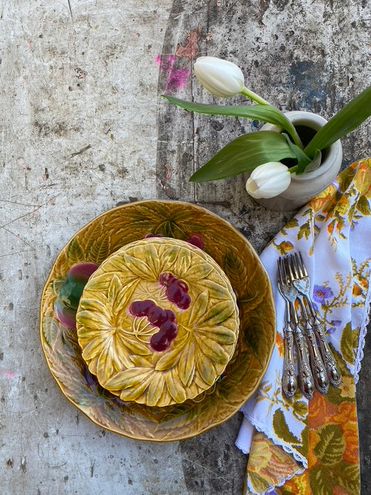 Barbotine Sarreguemines Fruits