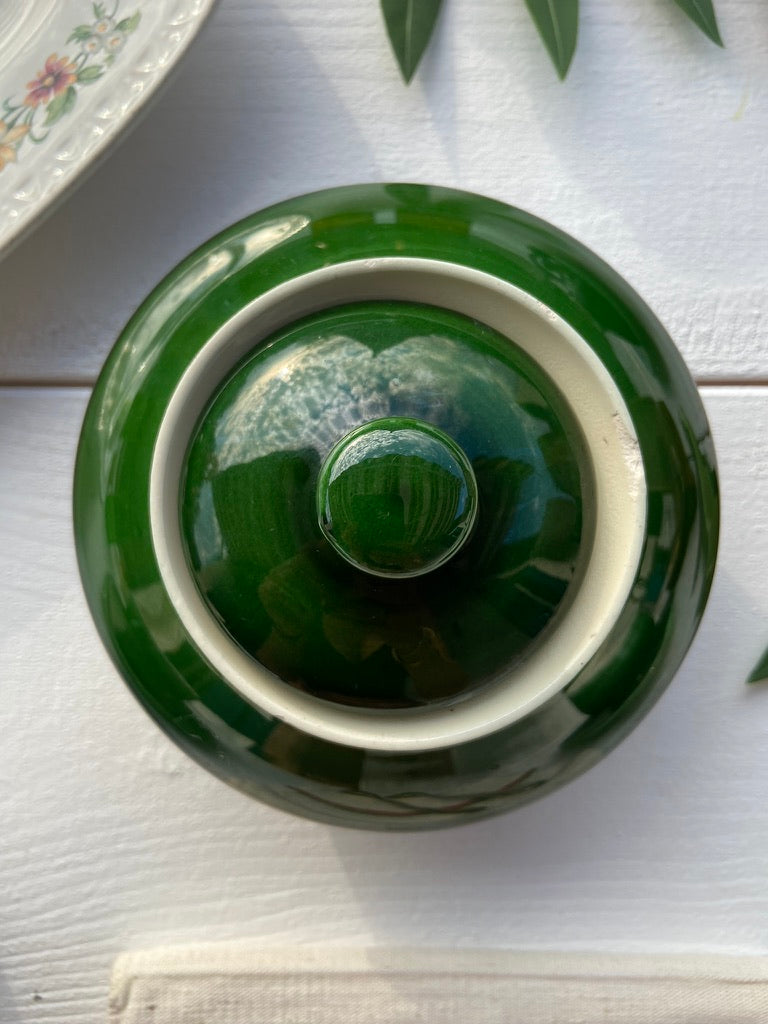 Tasses & sucrier Vallauris (vert)