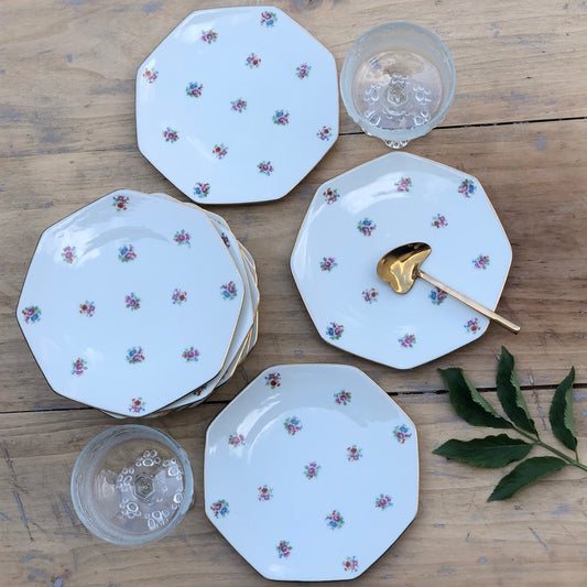 Assiettes dessert Limoges