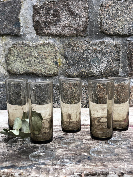 Flutes verre fumé
