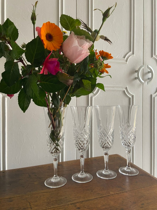Flutes à champagne x4 #id44