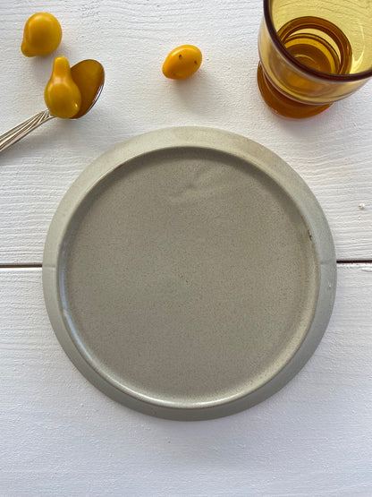 Assiettes dessert en grès