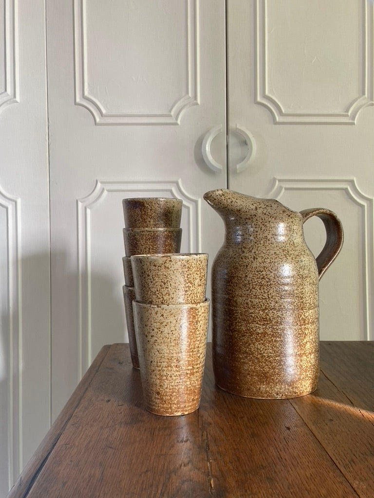 Service Orangeade en grès