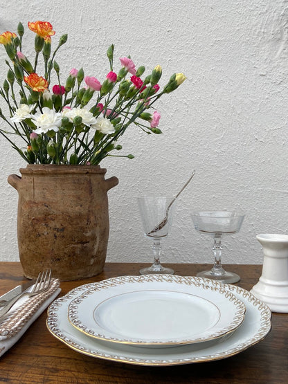 Porcelaine fine - Blanc,Doré